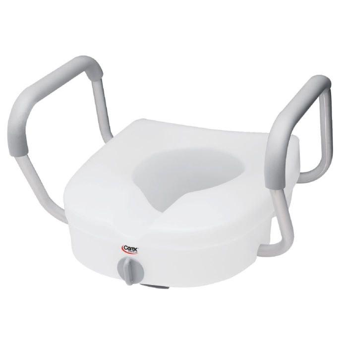 Carex Raised Toilet Seat with Handles