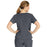 Medline Michigan ave Women's Yoga-Style Stretch Scrub Top with 1 Pocket - Michigan ave Women's Yoga-Style Stretch Scrub Top with 1 Pocket, Size L, Charcoal - 5564CHRL