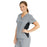 Medline Michigan ave Women's Yoga-Style Stretch Scrub Top with 1 Pocket - Michigan ave Women's Yoga-Style Stretch Scrub Top with 1 Pocket, Size L, Light Gray - 5564GRYL