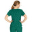 Medline Michigan ave Women's Yoga-Style Stretch Scrub Top with 1 Pocket - Michigan ave Women's Yoga-Style Stretch Scrub Top with 1 Pocket, Size XL, Hunter Green - 5564HTRXL