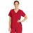 Medline Michigan ave Women's Yoga-Style Stretch Scrub Top with 1 Pocket - Michigan ave Women's Yoga-Style Stretch Scrub Top with 1 Pocket, Size M, Red - 5564REDM