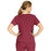 Medline Michigan ave Women's Yoga-Style Stretch Scrub Top with 1 Pocket - Michigan ave Women's Yoga-Style Stretch Scrub Top with 1 Pocket, Size M, Wine - 5564WNEM