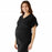 Medline Charlotte ave Women's Maternity Scrub Top - Charlotte ave Maternity Scrub Top, Size L, Black - 5568BLKL