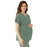 Medline Charlotte ave Women's Maternity Scrub Top - Charlotte ave Maternity Scrub Top, Size L, Olive - 5568OLVL