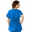 Medline Charlotte ave Women's Maternity Scrub Top - Charlotte ave Maternity Scrub Top, Size L, Royal Blue - 5568RYLL