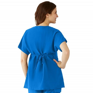 Medline Charlotte ave Women's Maternity Scrub Top - Charlotte ave Maternity Scrub Top, Size 2XL, Royal Blue - 5568RYLXXL