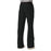 Medline Pacific ave Women's Stretch Fabric Wide Waistband Scrub Pants - Pacific ave Women's Wide Waistband Scrub Pants with Cargo Pocket, Size L Petite Inseam, Black - 5570BLKLP