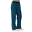 Medline Pacific ave Women's Stretch Fabric Wide Waistband Scrub Pants - Pacific ave Women's Wide Waistband Scrub Pants with Cargo Pocket, Size L Petite Inseam, Caribbean Blue - 5570CRBLP