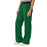 Medline Pacific ave Women's Stretch Fabric Wide Waistband Scrub Pants - Pacific ave Women's Wide Waistband Scrub Pants with Cargo Pocket, Size L Petite Inseam, Hunter Green - 5570HTRLP