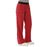 Medline Pacific ave Women's Stretch Fabric Wide Waistband Scrub Pants - Pacific ave Women's Wide Waistband Scrub Pants with Cargo Pocket, Size L Regular Inseam, Red - 5570REDL