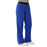 Medline Pacific ave Women's Stretch Fabric Wide Waistband Scrub Pants - Pacific ave Women's Wide Waistband Scrub Pants with Cargo Pocket, Size L Petite Inseam, Royal Blue - 5570RYLLP