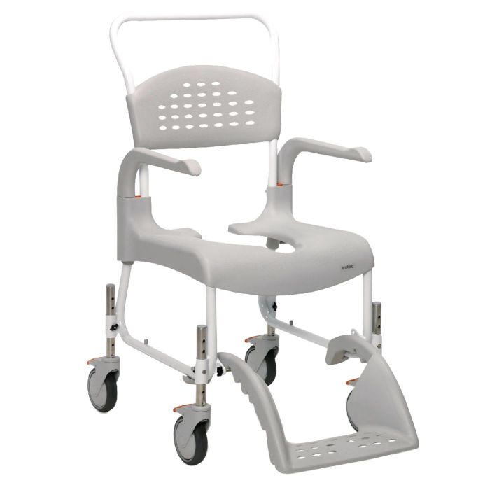 Patterson Medical Etac Height Adjustable Clean Shower Commode Chair