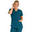 Medline Berkeley ave Women's Stretch Fabric Tunic Scrub Top with Pockets - Berkeley ave Women's Tunic Scrub Top with 3 Pockets, Size M, Caribbean Blue - 5582CRBM