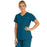 Medline Berkeley ave Women's Stretch Fabric Tunic Scrub Top with Pockets - Berkeley ave Women's Tunic Scrub Top with 3 Pockets, Size S, Caribbean Blue - 5582CRBS