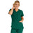 Medline Berkeley ave Women's Stretch Fabric Tunic Scrub Top with Pockets - Berkeley ave Women's Tunic Scrub Top with 3 Pockets, Size XS, Hunter Green - 5582HTRXS