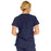 Medline Berkeley ave Women's Stretch Fabric Tunic Scrub Top with Pockets - Berkeley ave Women's Tunic Scrub Top with 3 Pockets, Size L, Navy - 5582NVYL