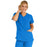 Medline Berkeley ave Women's Stretch Fabric Tunic Scrub Top with Pockets - Berkeley ave Women's Tunic Scrub Top with 3 Pockets, Size M, Royal Blue - 5582RYLM