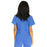 Medline Park Ave Women's Stretch Fabric Mock Wrap Scrub Top with Pockets - Park ave Women's Mock Wrap Scrub Top with 2 Pockets, Size M, Ceil Blue - 5587CBLM