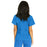 Medline Park Ave Women's Stretch Fabric Mock Wrap Scrub Top with Pockets - Park ave Women's Mock Wrap Scrub Top with 2 Pockets, Size L, Royal Blue - 5587RYLL