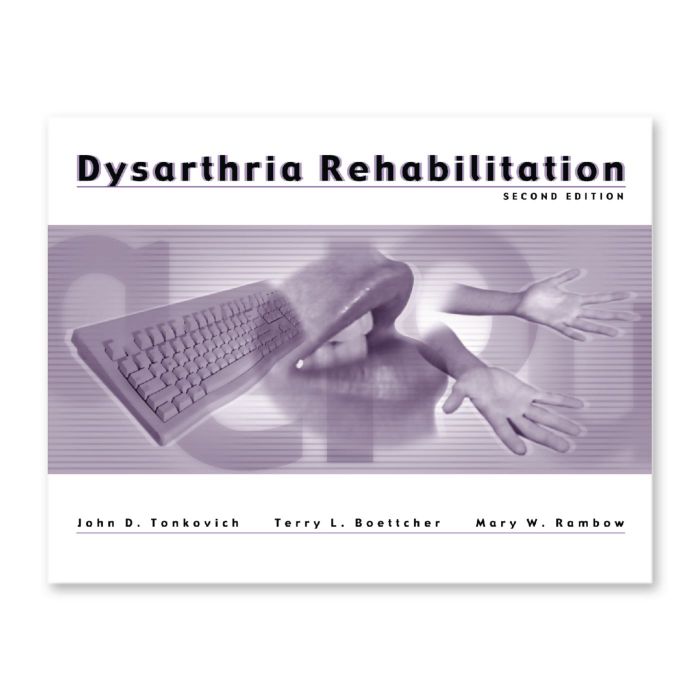 Patterson Medical Dysarthria Rehabilitation - 2nd Edition