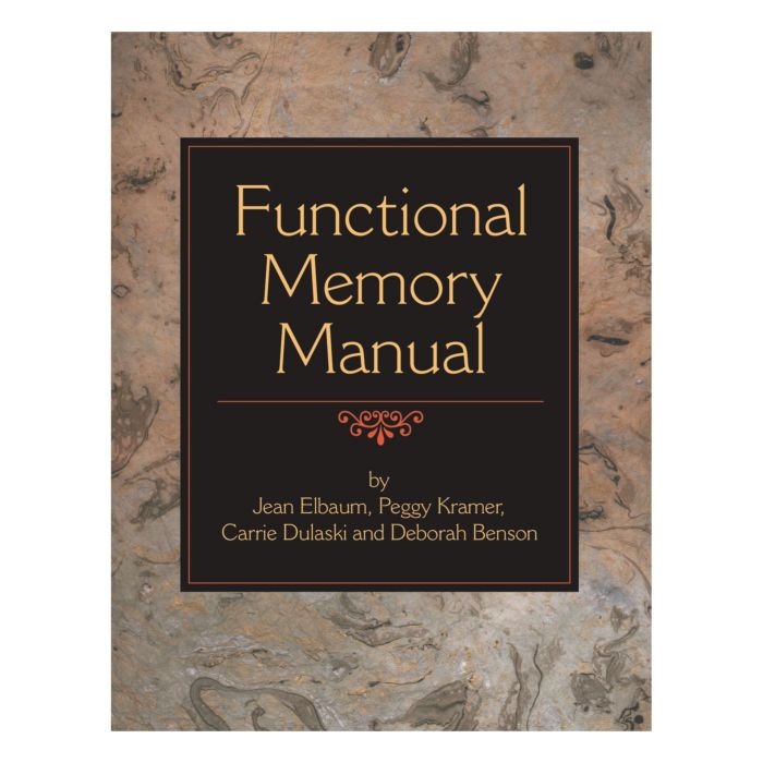 Patterson Medical Functional Memory Manual