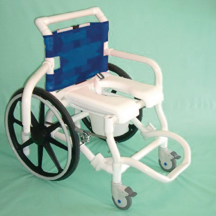 Patterson Medical Self-Propelled Shower/Commode Chair with Swing Arms