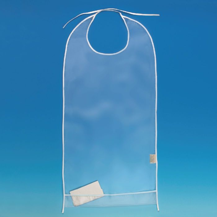 Patterson Medical Clear Bib with Cuff