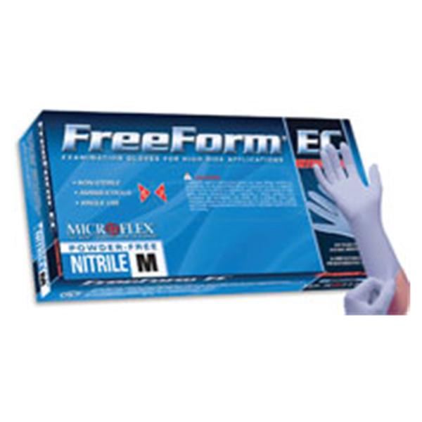 Microflex  Gloves Exam FreeForm EC PF Nitrile LF 11.4 in Sm Blue 50/Bx