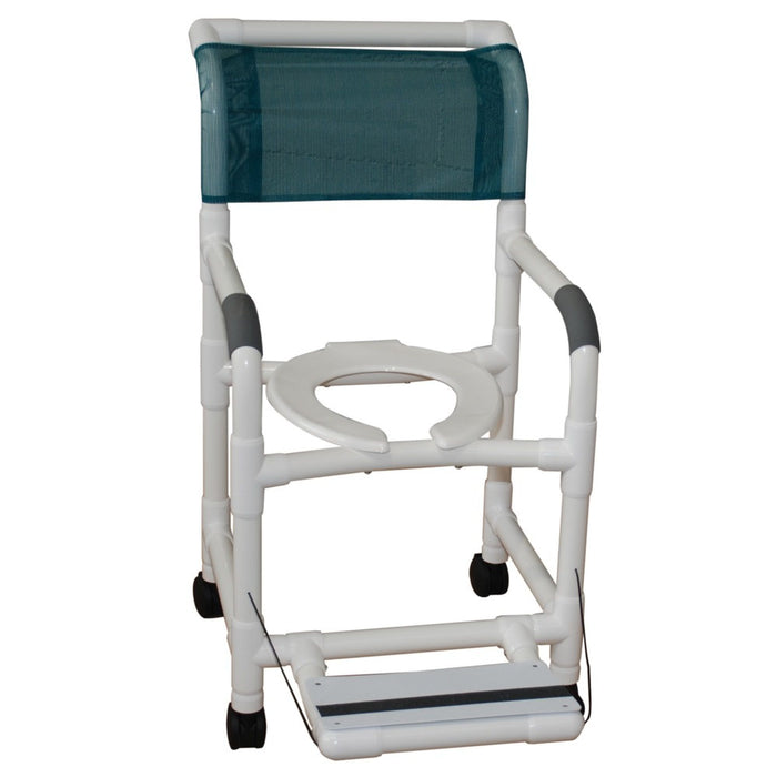 MJM Wheeled Shower Chairs with Footrest