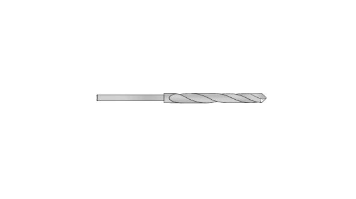 Microaire Surgical instruments Standard Twist Drills - Standard Stainless Steel Twist Drill, Small, 2 mm x 65 mm - 8051-120