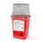 Henry Schein  Container Sharps 1.5qt Polypropylene Red/Clear Ea, 36 EA/CA (0310-150T-HS)