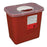 Henry Schein  Container Sharps 2gal Polypropylene Red/Clear Ea, 20 EA/CA (0320-150R-HS)