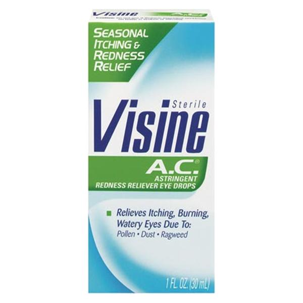 Johnson & Johnson Consumer Visine A.C. Contact Lens Eye 1/2ozBt, 36 BT/CA (520040100)