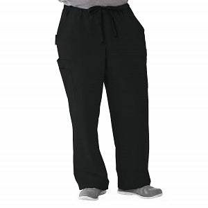 Medline Illinois Avenue Men's Athletic Cargo Scrub Pants with 7 Pockets - Illinois ave Men's Athletic Cargo Scrub Pants with 7 Pockets, Size 4XL Tall Inseam, Black - 5800BLK4XLT