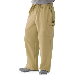 Medline Illinois Avenue Men's Athletic Cargo Scrub Pants with 7 Pockets - Illinois ave Men's Athletic Cargo Scrub Pants with 7 Pockets, Size 4XL Regular Inseam, Khaki - 5800KHK4XL