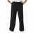 Medline Newport ave Unisex Stretch Fabric Scrub Pants with Drawstring - Newport ave Unisex Drawstring Waist Scrub Pants with 3 Pockets, Size 4XL Petite Inseam, Black - 5900BLK4XLP