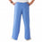 Medline Newport ave Unisex Stretch Fabric Scrub Pants with Drawstring - Newport ave Unisex Drawstring Waist Scrub Pants with 3 Pockets, Size XS Petite Inseam, Ceil Blue - 5900CBLXSP