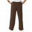 Medline Newport ave Unisex Stretch Fabric Scrub Pants with Drawstring - Newport ave Unisex Drawstring Waist Scrub Pants with 3 Pockets, Size 4XL Petite Inseam, Chocolate - 5900CHC4XLP