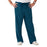 Medline Newport ave Unisex Stretch Fabric Scrub Pants with Drawstring - Newport ave Unisex Drawstring Waist Scrub Pants with 3 Pockets, Size 4XL Petite Inseam, Caribbean Blue - 5900CRB4XLP