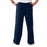 Medline Newport ave Unisex Stretch Fabric Scrub Pants with Drawstring - Newport ave Unisex Drawstring Waist Scrub Pants with 3 Pockets, Size M Regular Inseam, Navy - 5900NVYM