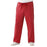 Medline Newport ave Unisex Stretch Fabric Scrub Pants with Drawstring - Newport ave Unisex Drawstring Waist Scrub Pants with 3 Pockets, Size 4XL Petite Inseam, Red - 5900RED4XLP