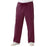 Medline Newport ave Unisex Stretch Fabric Scrub Pants with Drawstring - Newport ave Unisex Drawstring Waist Scrub Pants with 3 Pockets, Size 4XL Petite Inseam, Wine - 5900WNE4XLP