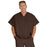 Medline Fifth ave Unisex Stretch Fabric V-Neck Scrub Top with 1 Pocket - Fifth ave Unisex V-Neck Scrub Top with 1 Pocket, Size S, Chocolate - 5910CHCS