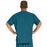 Medline Fifth ave Unisex Stretch Fabric V-Neck Scrub Top with 1 Pocket - Fifth ave Unisex V-Neck Scrub Top with 1 Pocket, Size L, Caribbean Blue - 5910CRBL