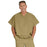 Medline Fifth ave Unisex Stretch Fabric V-Neck Scrub Top with 1 Pocket - Fifth ave Unisex V-Neck Scrub Top with 1 Pocket, Size 5XL, Khaki - 5910KHK5XL