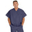 Medline Fifth ave Unisex Stretch Fabric V-Neck Scrub Top with 1 Pocket - Fifth ave Unisex V-Neck Scrub Top with 1 Pocket, Size 2XL, Navy - 5910NVYXXL