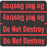 Label Wraparound Paper Permanent Do Not Destroy Do Not 1 7/8" X 1 7/8" Black 1000 Per Roll