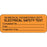 Label Paper Removable Biomedical Engineering 2 1/4" X 7/8" Fl. Orange 1000 Per Roll