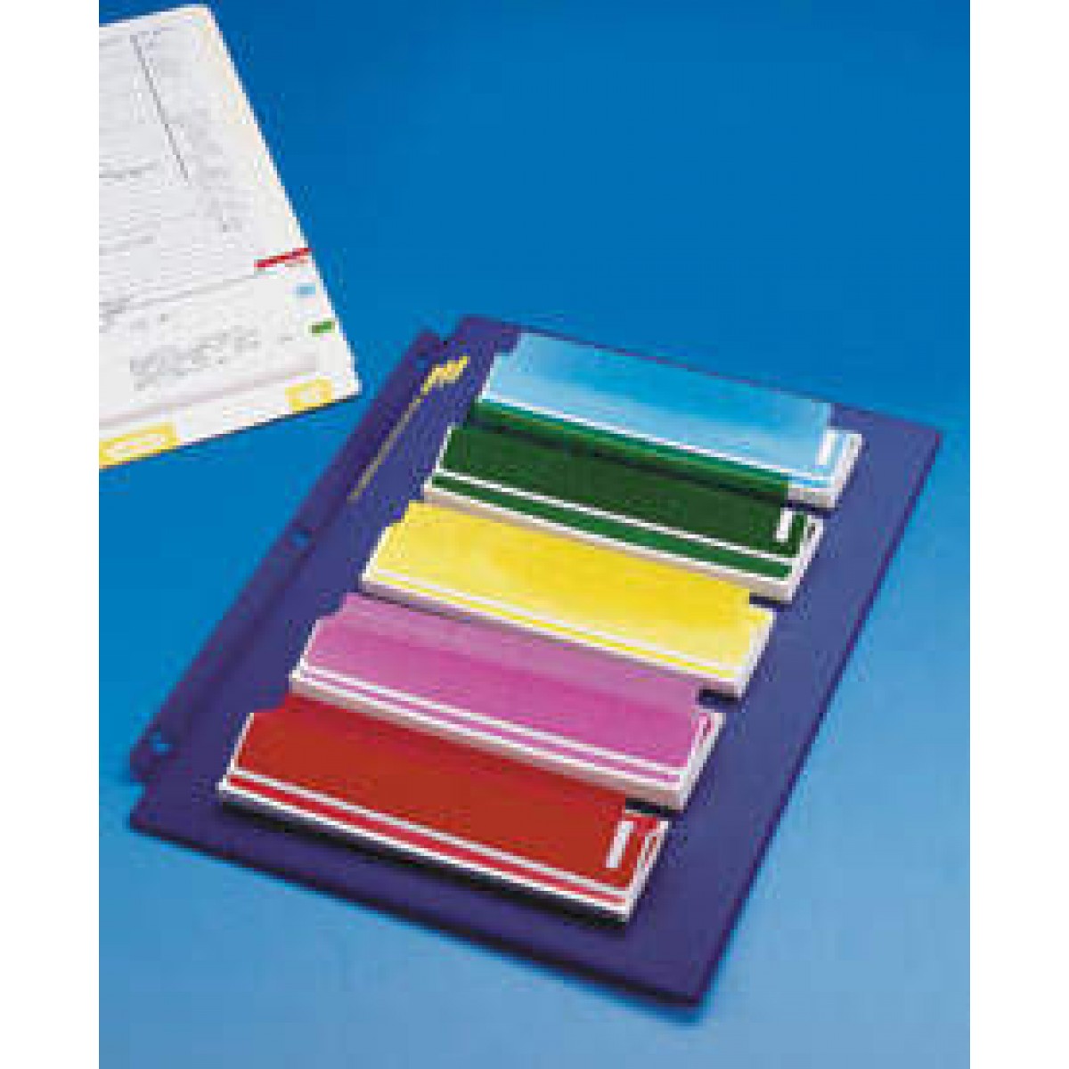Redi-Tag Flags & Tags Mini Solid Blue Removable 1