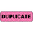 Label Paper Permanent Duplicate 1 1/4" X 3/8" Fl. Pink 1000 Per Roll